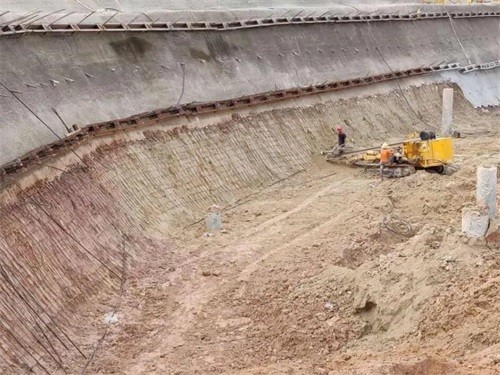 公主岭基坑边坡加固